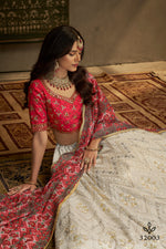 Amazing White Color Lehenga Choli For Party Look - Joshindia