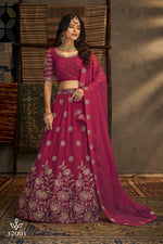 Amazing Pink Color Lehenga Choli For Party Look - Joshindia