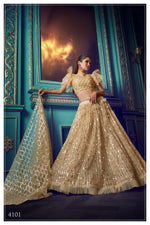Beautiful dusky beige color designer lehenga for stylish looks buy it now - Joshindia