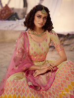 Trending beige color designer mirror work lehenga choli buy now - Joshindia