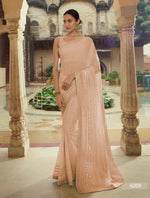 Trendy Beige color designer saree - Joshindia