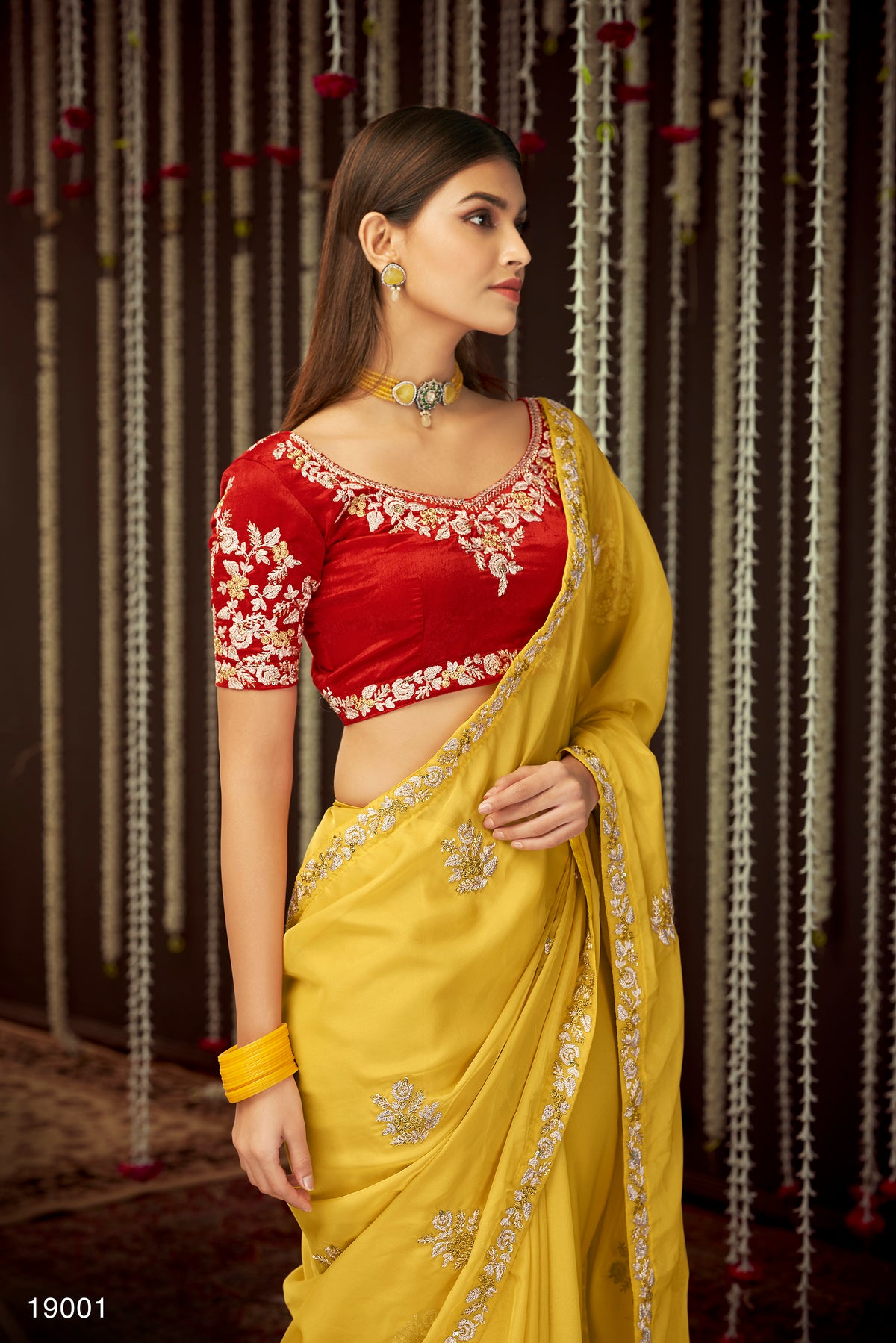 Buy trending designer Masturd Color sequins saree at best price online - Joshindia
