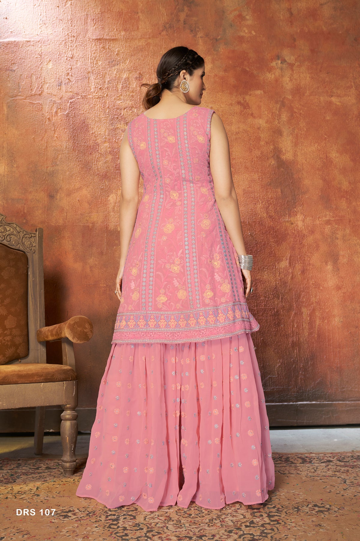Beautiful Pink Designer Salwar suit At Best Price - Joshindia