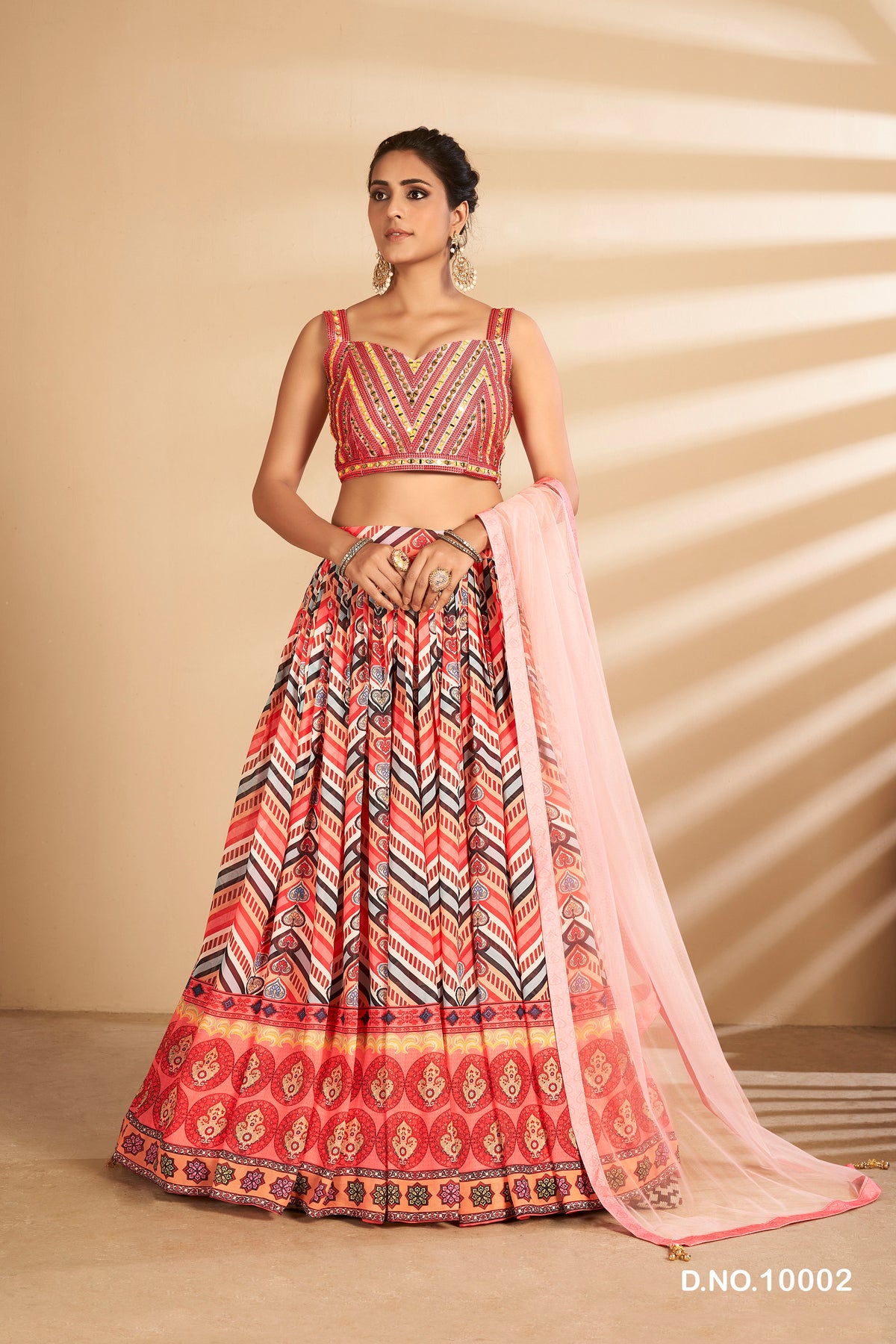 Beautiful Multicolor Silk Lehenga Choli At Reasonable Price - Joshindia