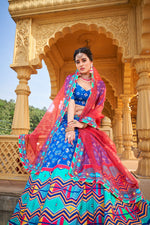 Pretty Blue Color Designer Lehenga Choli Buy Now - Joshindia