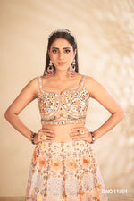 Amazing Peach Color Designer Lehenga Choli For Wedding Look - Joshindia