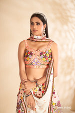Amazing White Color Designer Lehenga Choli For Wedding Look - Joshindia