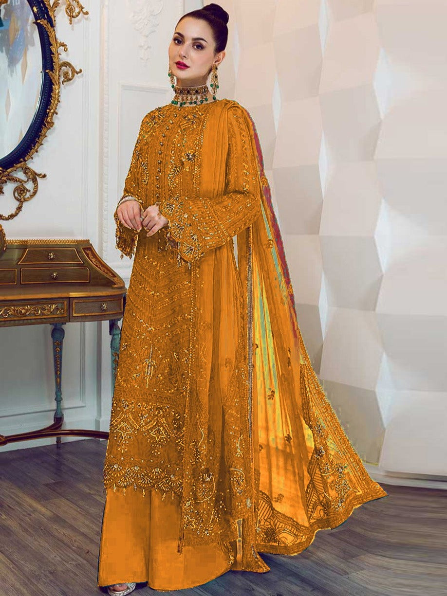 Trending Musted Yellow Color Designer Salwar suit Buy Now - Joshindia