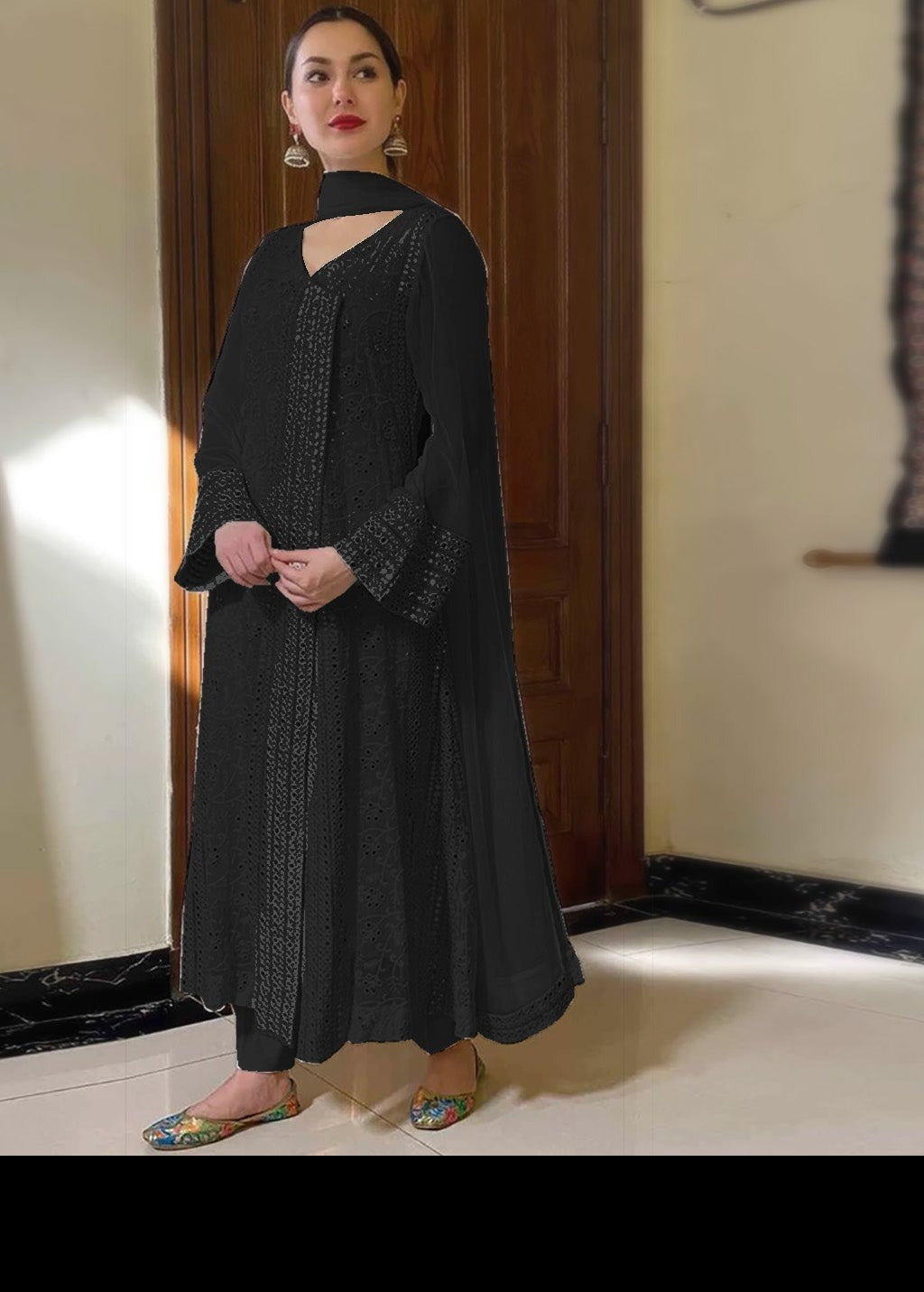 Beautiful Black Designer Salwar suit At Best Price - Joshindia