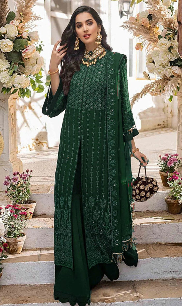 Beautiful Dark Green Designer Salwar suit At Best Price - Joshindia