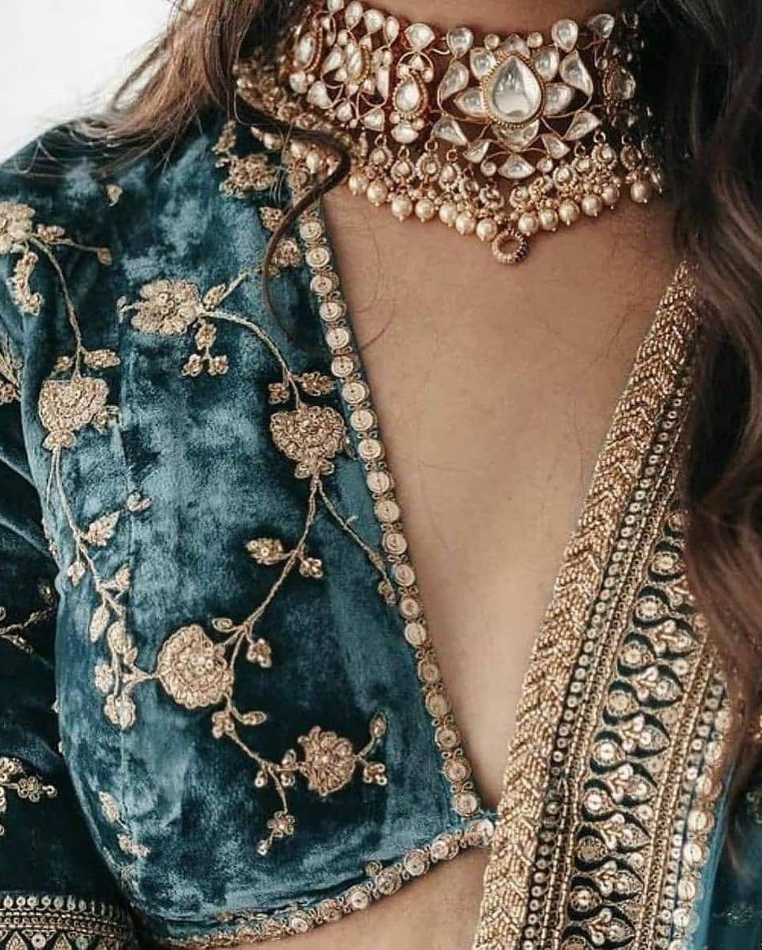 Turcoish Blue Color Heavy Bridal Lehenga For Wedding Reception - Joshindia