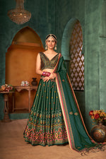 Latest Banarasi Silk Lehenga Designs Online - Joshindia - Joshindia
