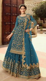 Trending Turquoise Blue Color Designer Salwar suit Buy Now - Joshindia