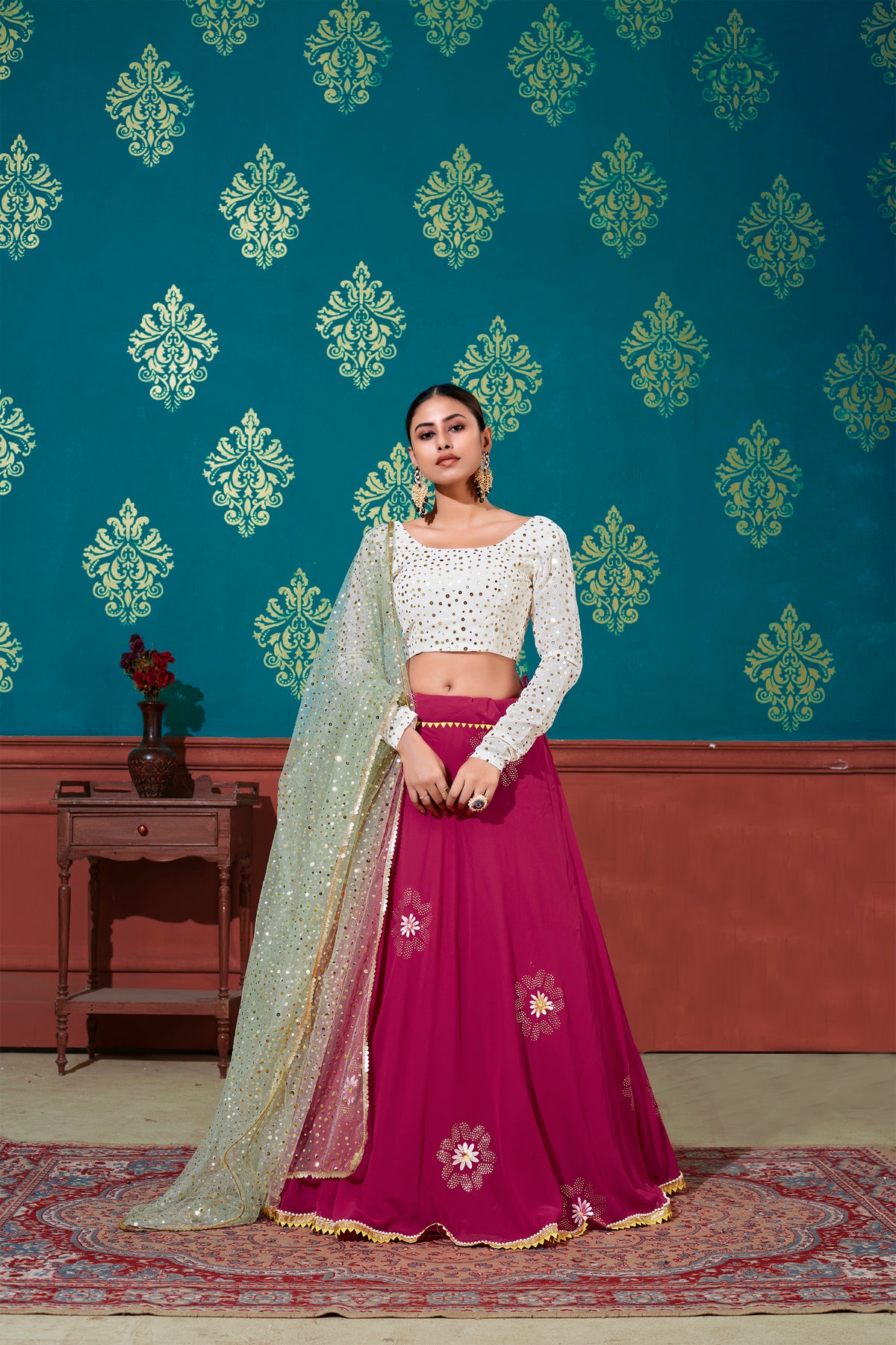 Buy Indian Lehenga Choli Designs Online at best price - Joshindia