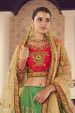 Trendy GreenBridal Designer Lehenga Choli Buy Now - Joshindia