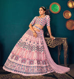 Pink color heavy designer lehenga for wedding functions - Joshindia