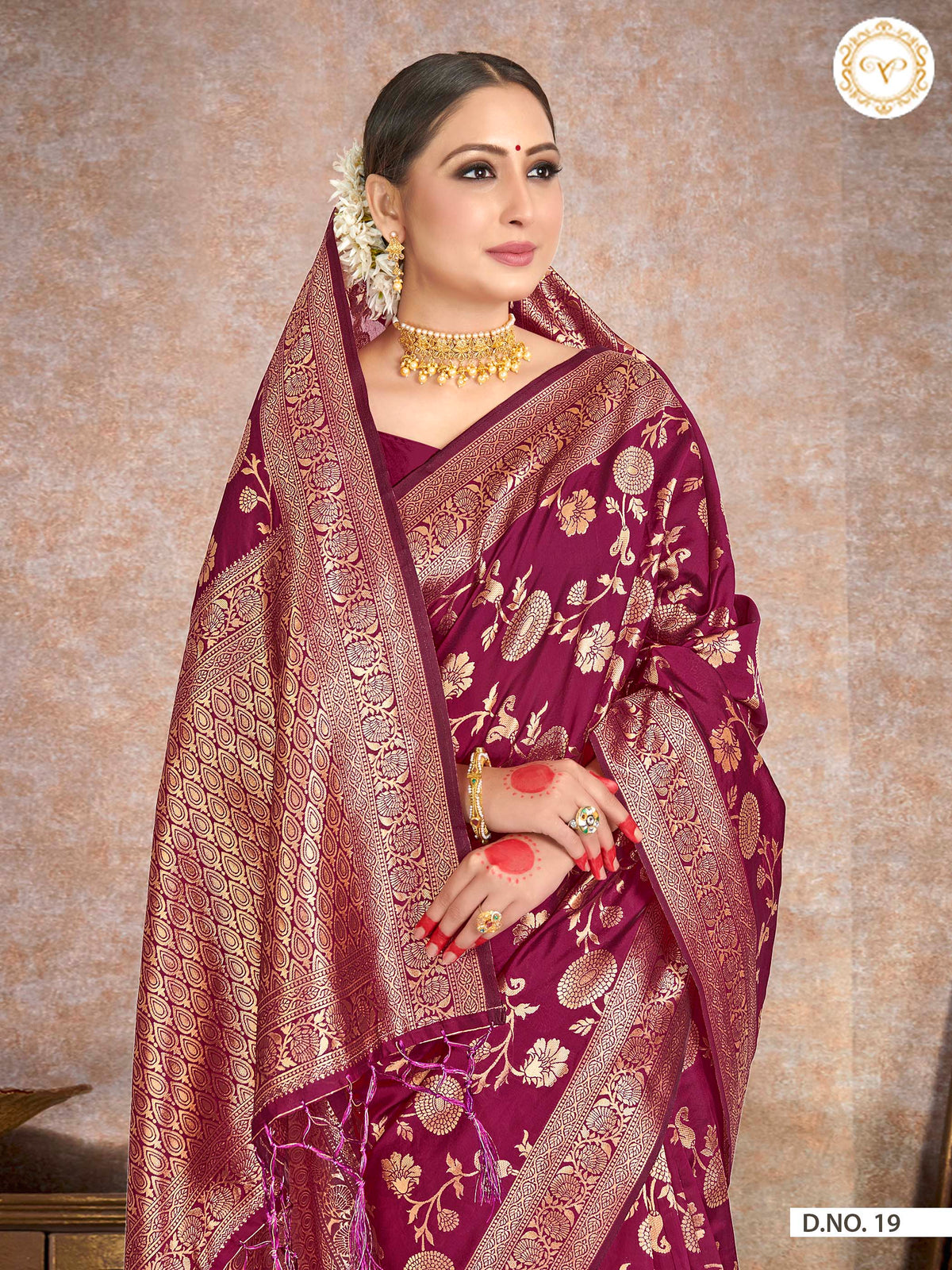 buy pink silk saree online - Joshindia