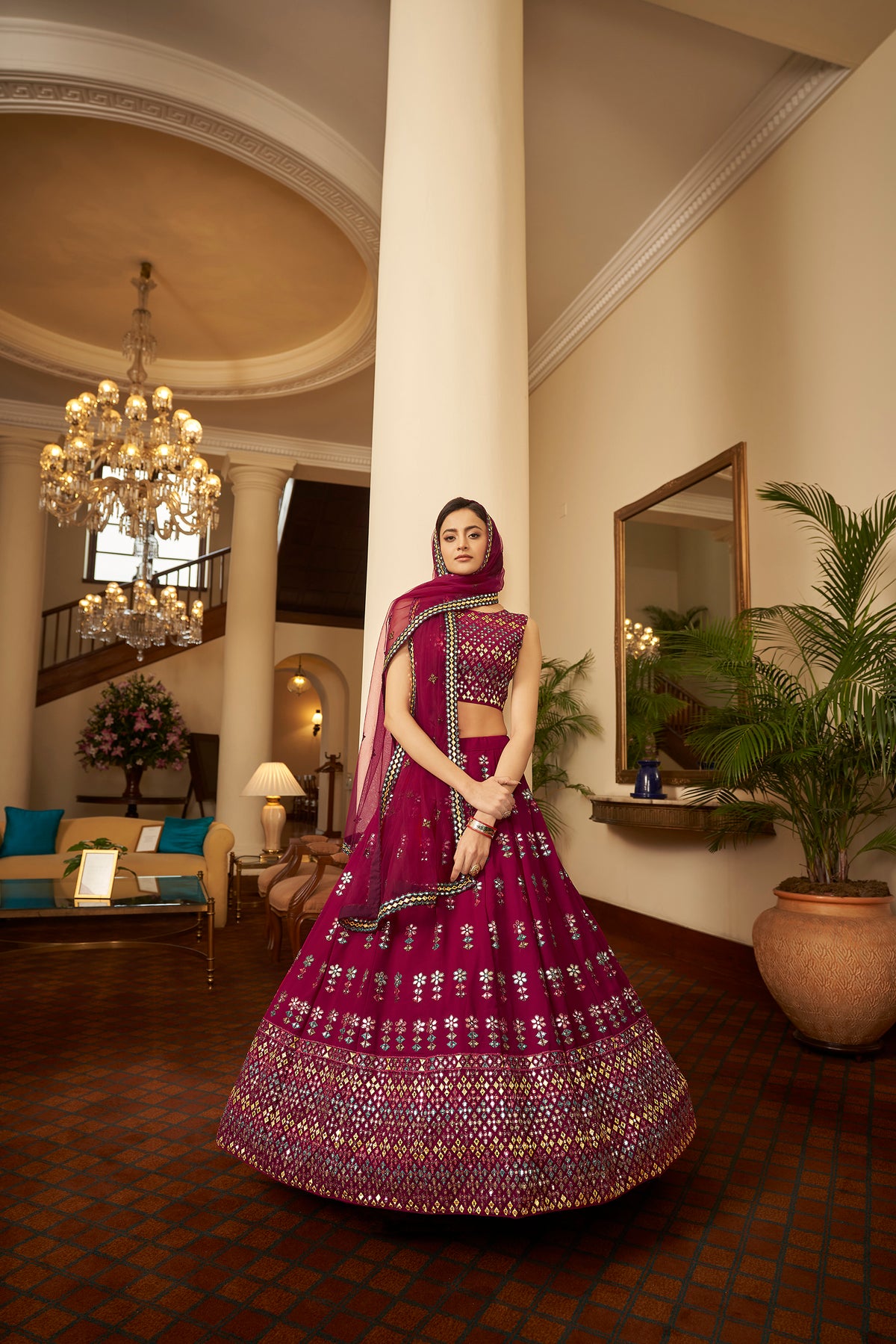 Trendy Deep Pink Designer Lehenga Choli Buy Now - Joshindia