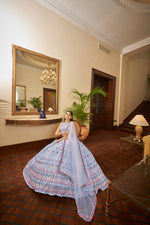 TrendySky Blue Designer Lehenga choli buy Now - Joshindia