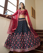 marun color designerlehenga choli - Joshindia