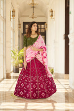 Trending Deep PinkColor Lehenga Choli For Wedding - Joshindia