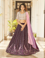 Trending Purple Color Lehenga Choli For Wedding - Joshindia