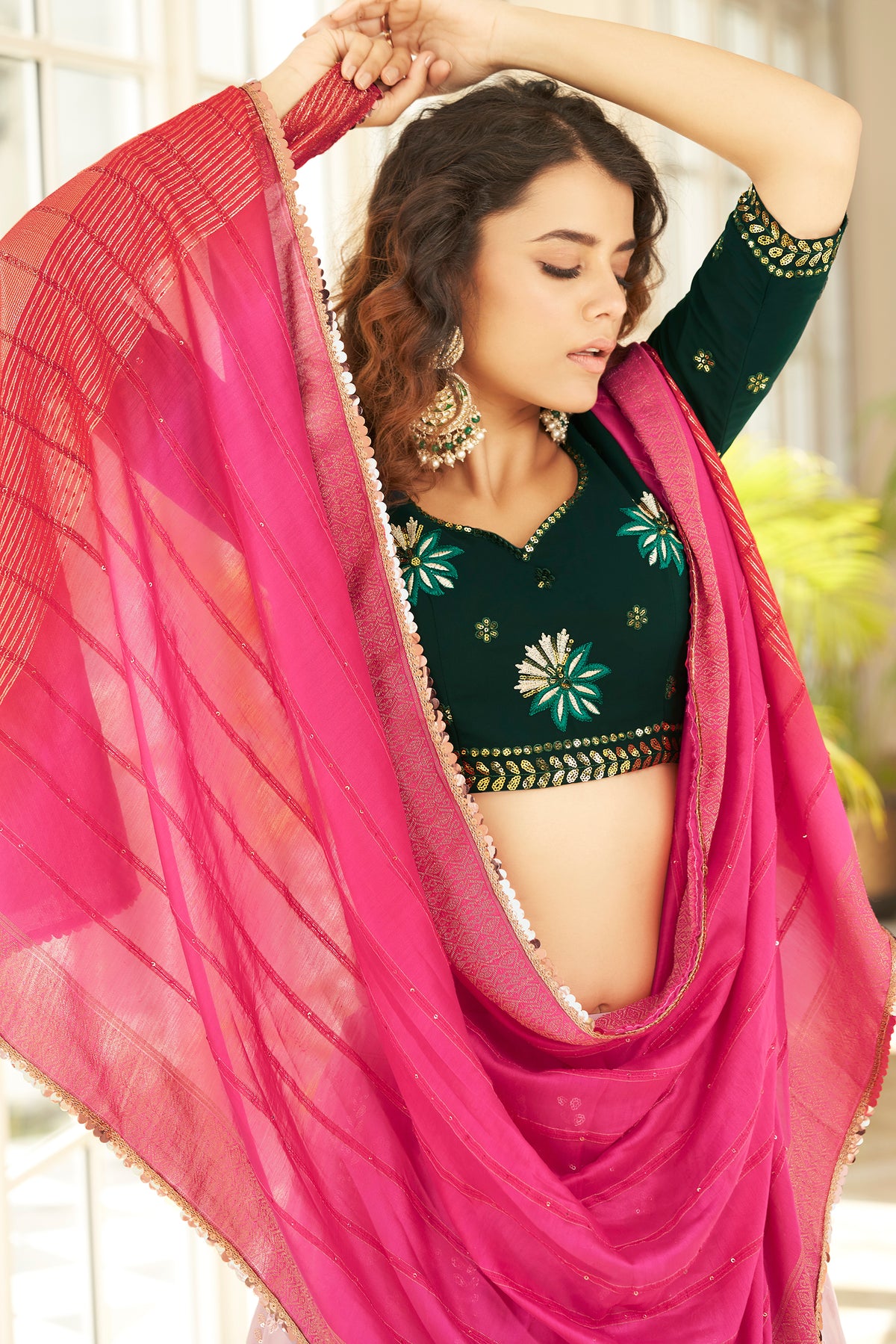 Trending Dusty Pink Color Lehenga Choli For Wedding - Joshindia