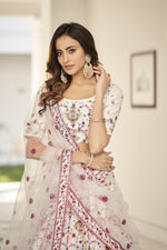 whitecolor latest designer lehenga choli - Joshindia
