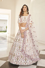 whitecolor latest designer lehenga choli - Joshindia
