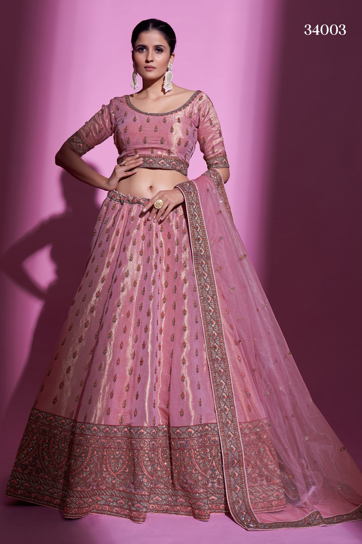 Awesome Pink Color Designer Lehenga Choli Buy Now - Joshindia
