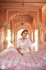 White Color Latest Designer Lehenga Choli For Great Looks - Joshindia