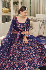 Trending Navy Color Lehenga Choli For Wedding - Joshindia
