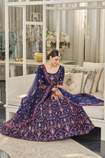 Trending Navy Color Lehenga Choli For Wedding - Joshindia