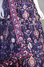 Trending Navy Color Lehenga Choli For Wedding - Joshindia