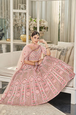Trending Pink Color Lehenga Choli For Wedding - Joshindia