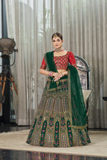 Trending Green Color Lehenga Choli For Wedding - Joshindia