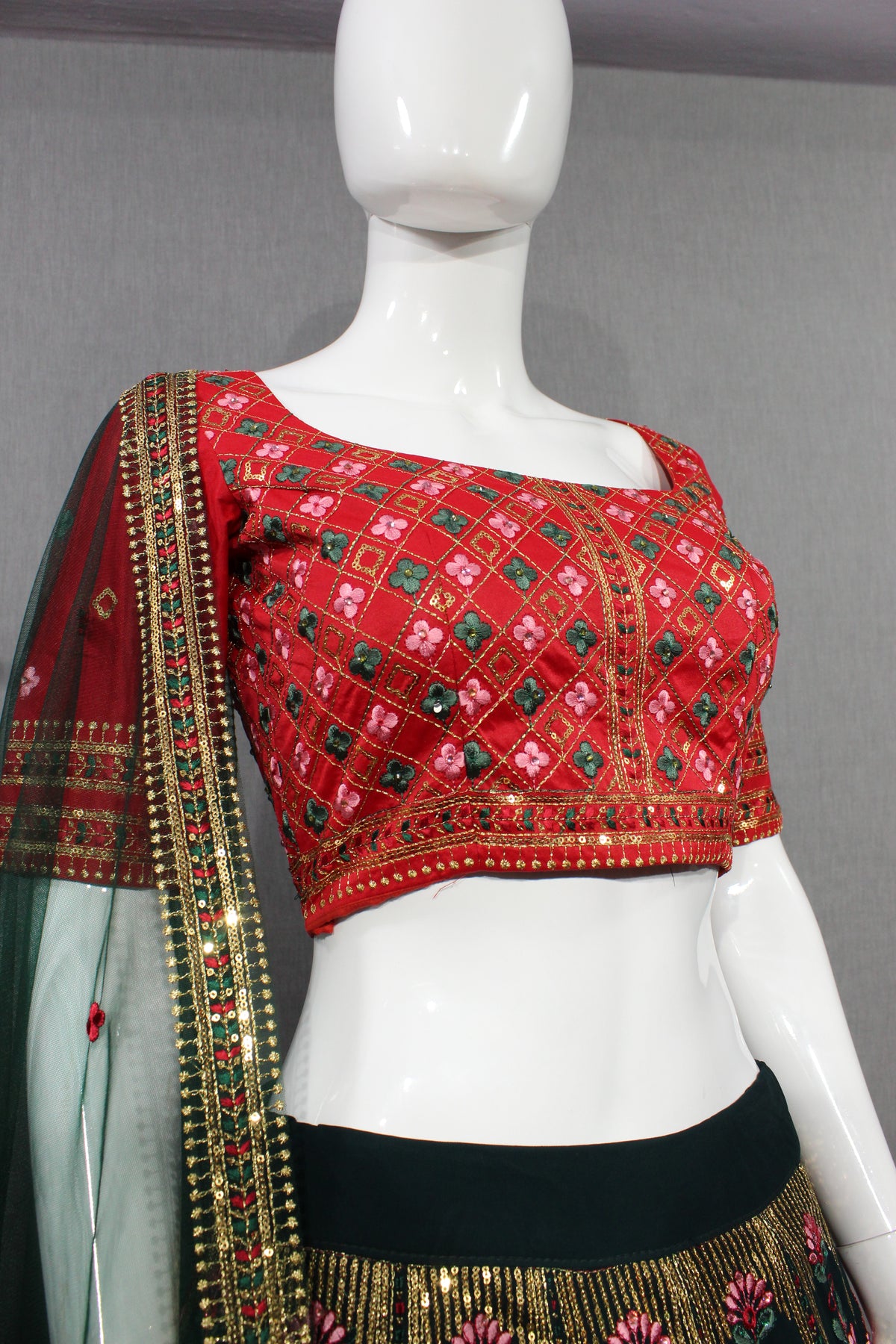 Trending Green Color Lehenga Choli For Wedding - Joshindia