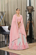 Beautiful Pink Color Lehenga Choli For Wedding - Joshindia