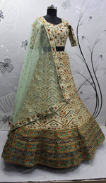 Latest Mint Green Lehenga Choli - Joshindia