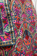 Latest Designer Teal Blue Color Lehenga Choli For Party Look - Joshindia