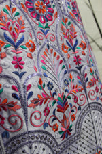 Latest Designer Violet Color Lehenga Choli For Party Look - Joshindia