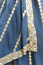 Teal Blue Color lehenga choli for women Buy Online - Joshindia