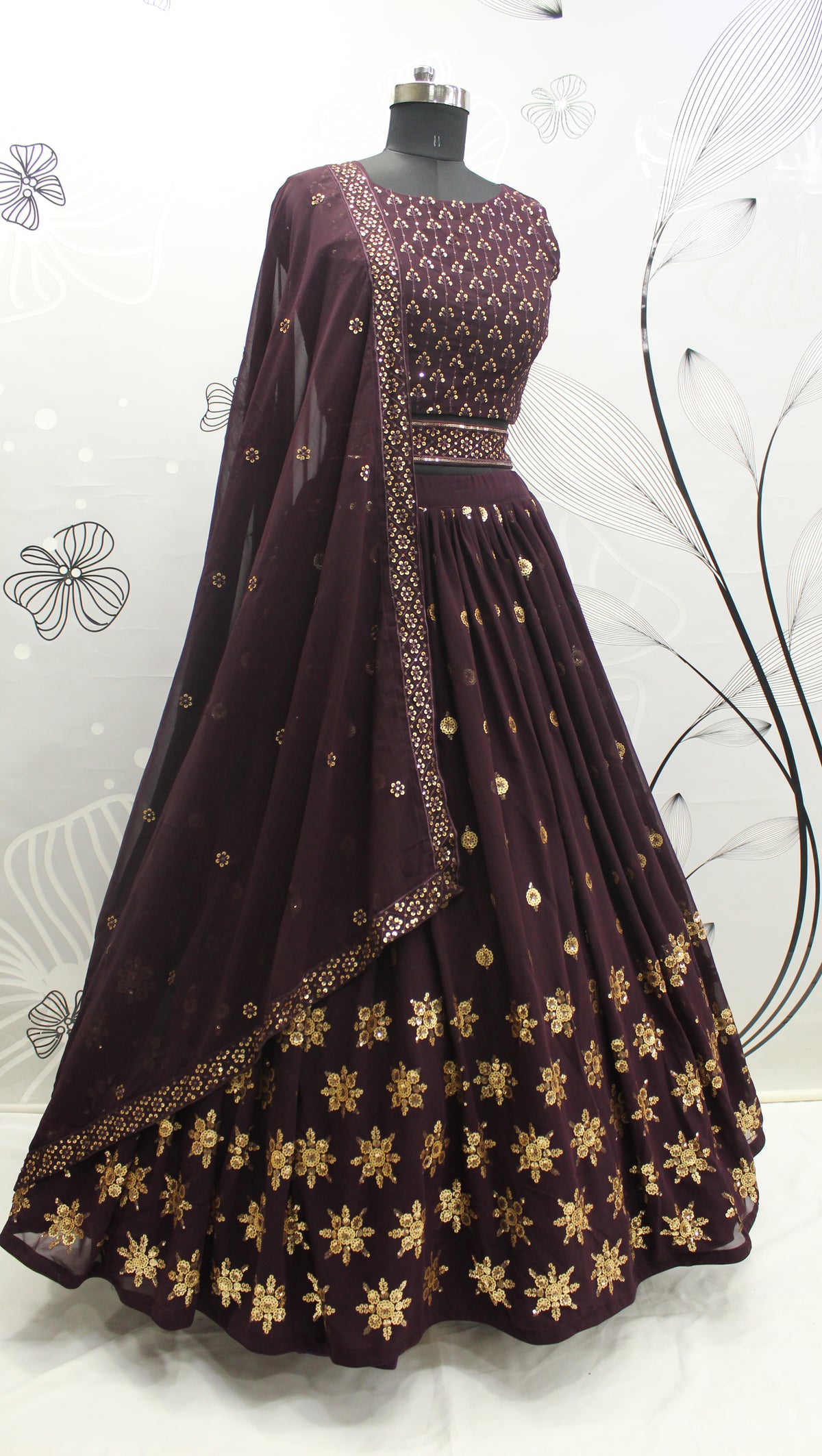 Amazing Purple Color lehenga choli for women Buy Online - Joshindia