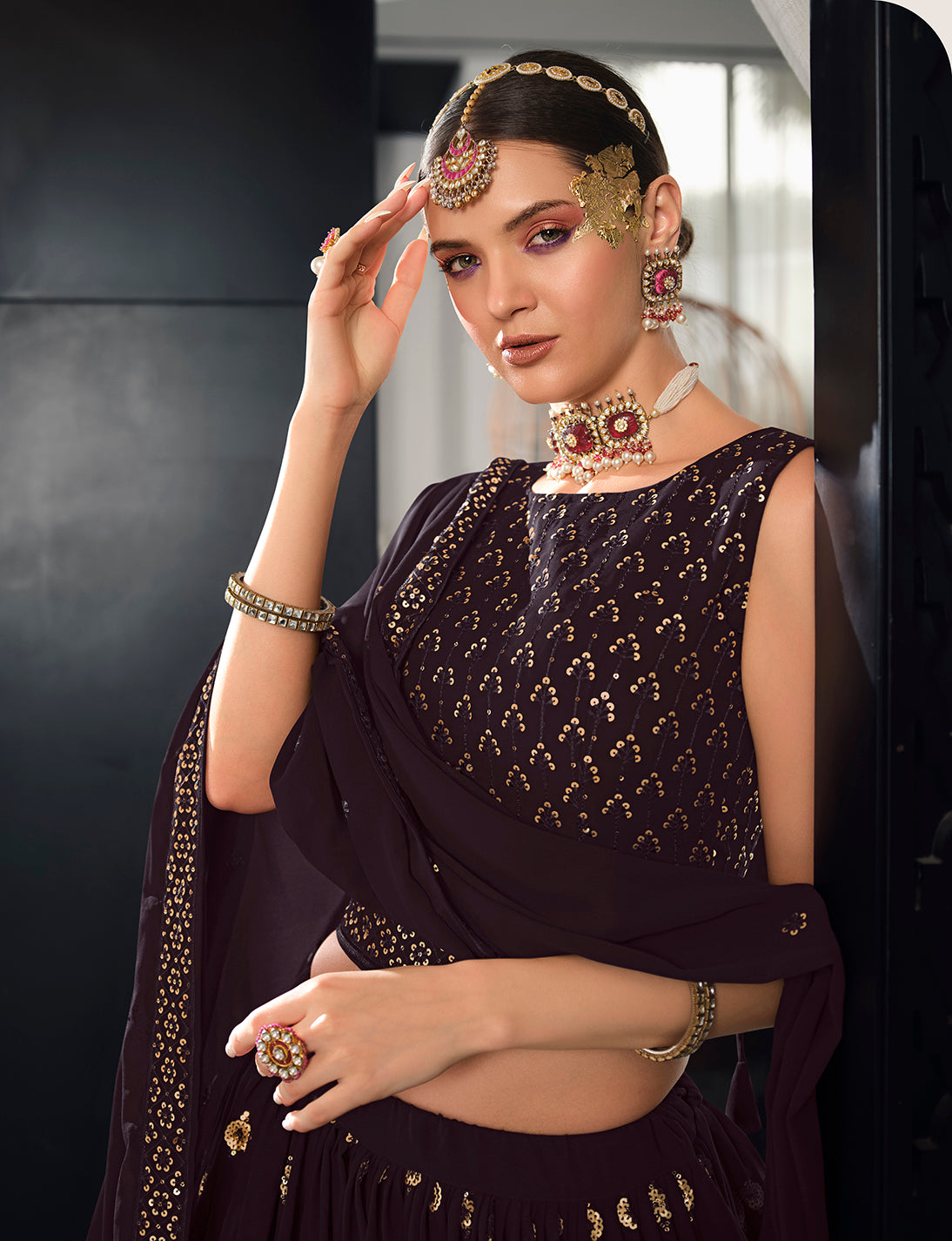 Amazing Purple Color lehenga choli for women Buy Online - Joshindia