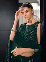 Green Color lehenga choli for women Buy Online - Joshindia
