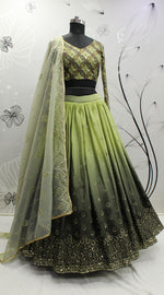 Beautiful Pista Color Lehenga Choli For Wedding - Joshindia