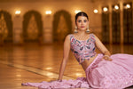 Amazing Dusty Pink Color Lehenga Choli For Wedding - Joshindia