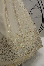 Beige Color Designer Embroidered Sequince Work Lehenga Choli - Joshindia