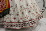 White Color Designer Embroidered Sequince Work Lehenga Choli - Joshindia