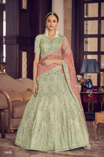 TrendyPista Green Designer Lehenga Choli Buy Now - Joshindia